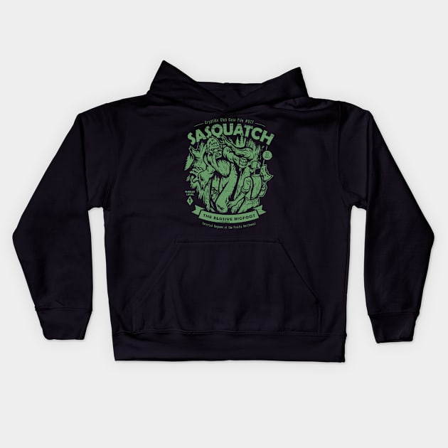 Sasquatch Kids Hoodie by heartattackjack